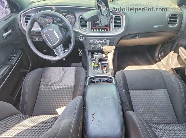 2C3CDXGJ7KH613065 2019 DODGE CHARGER Gray Вид панелі приладів