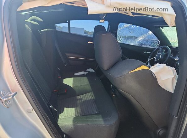 2C3CDXGJ7KH613065 2019 DODGE CHARGER Gray Вид задніх сидінь