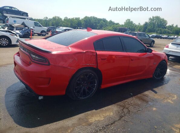 2C3CDXGJ7KH701467 2019 DODGE CHARGER Red Задня права чверть