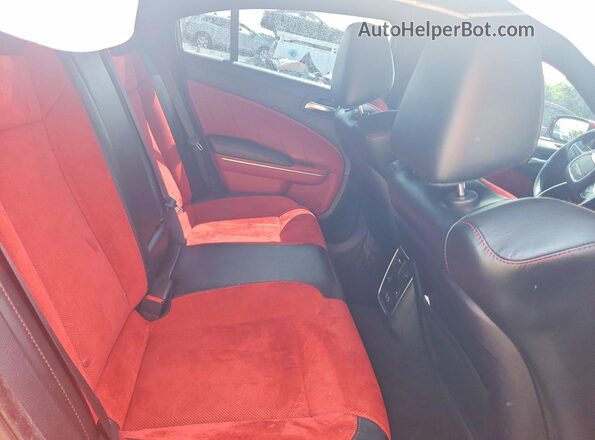 2C3CDXGJ7KH701467 2019 DODGE CHARGER Red Вид задніх сидінь