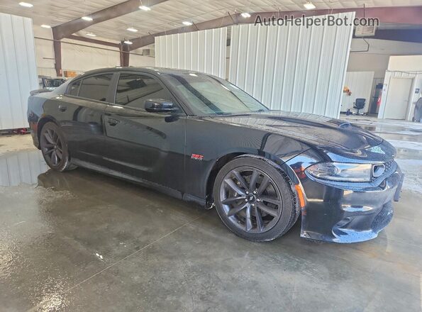 2C3CDXGJ7KH760468 2019 DODGE CHARGER Черный Передняя правая четверть