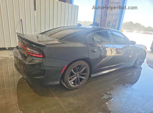 2C3CDXGJ7KH760468 2019 DODGE CHARGER Черный Задняя правая четверть