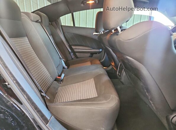 2C3CDXGJ7KH760468 2019 DODGE CHARGER Черный Вид задних сидений