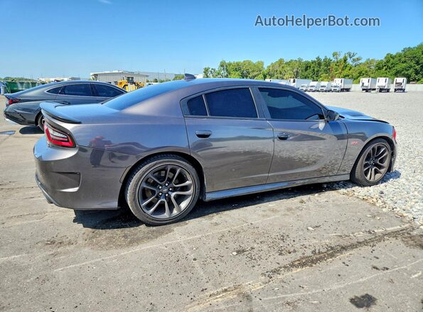 2C3CDXGJ7MH623095 2021 DODGE CHARGER Gray Trasero derecho