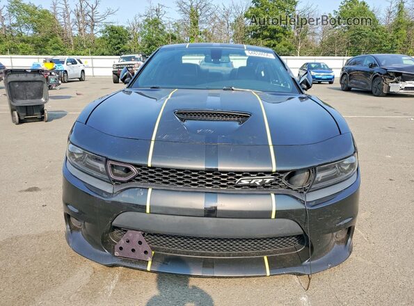 2C3CDXGJ8JH289462 2018 DODGE CHARGER Black Front view