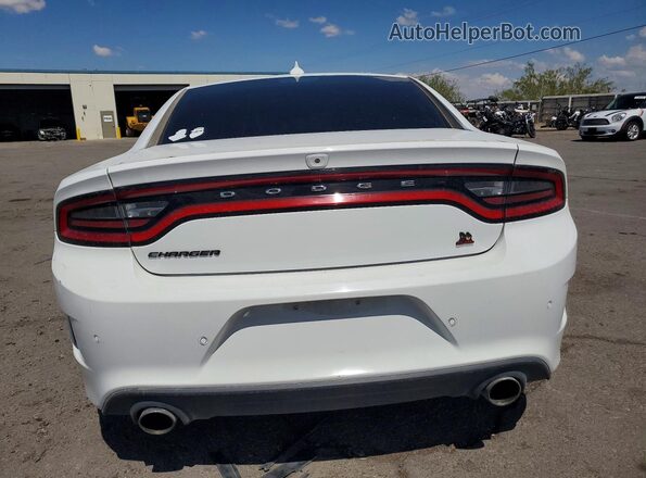 2C3CDXGJ8KH638895 2019 DODGE CHARGER White უკანა ხედი