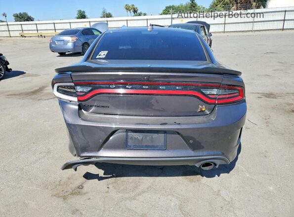 2C3CDXGJ8MH542025 2021 DODGE CHARGER Gray Вид ззаду