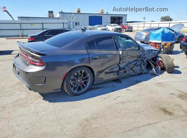 2C3CDXGJ8MH542025 2021 DODGE CHARGER Gray Задня права чверть
