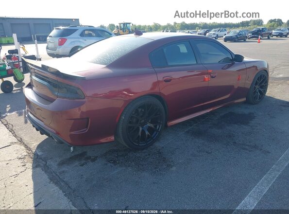 2C3CDXGJ9KH522671 2019 DODGE CHARGER Бордовый Задняя правая четверть