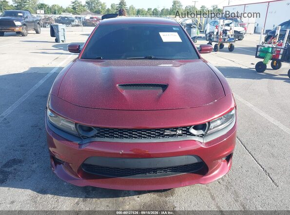 2C3CDXGJ9KH522671 2019 DODGE CHARGER Бордовый Вид щитка приборов