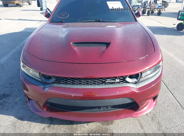 2C3CDXGJ9KH522671 2019 DODGE CHARGER Бордовый Вид спереди