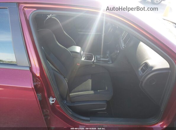 2C3CDXGJ9KH522671 2019 DODGE CHARGER Бордовый Вид салона спереди