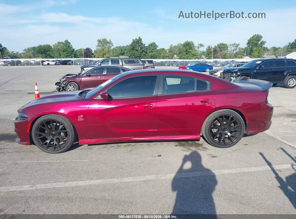 2C3CDXGJ9KH522671 2019 DODGE CHARGER Бордовый Панорамный вид салона 360°