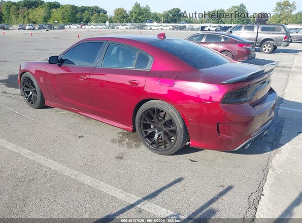 2C3CDXGJ9KH522671 2019 DODGE CHARGER Бордовый Задняя левая четверть
