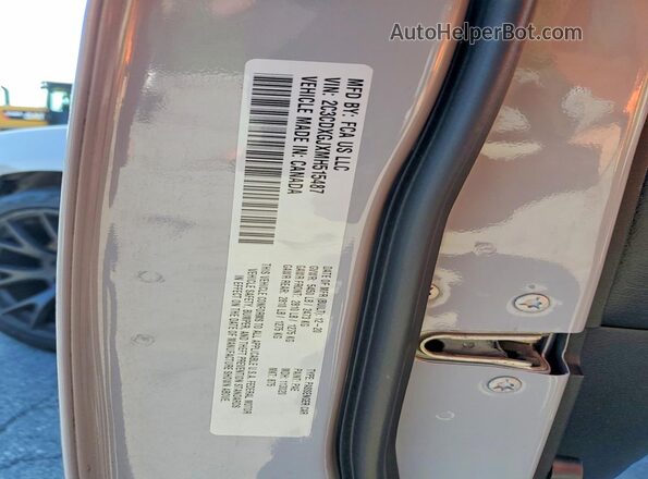 2C3CDXGJXMH515487 2021 DODGE CHARGER Gray VIN კოდის სტიკერის ხედი