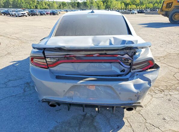 2C3CDXGJXMH515487 2021 DODGE CHARGER Gray უკანა ხედი