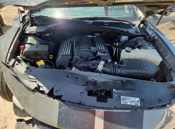 2C3CDXGJXPH687104 2023 DODGE CHARGER Gray Widok wnętrza z tyłu