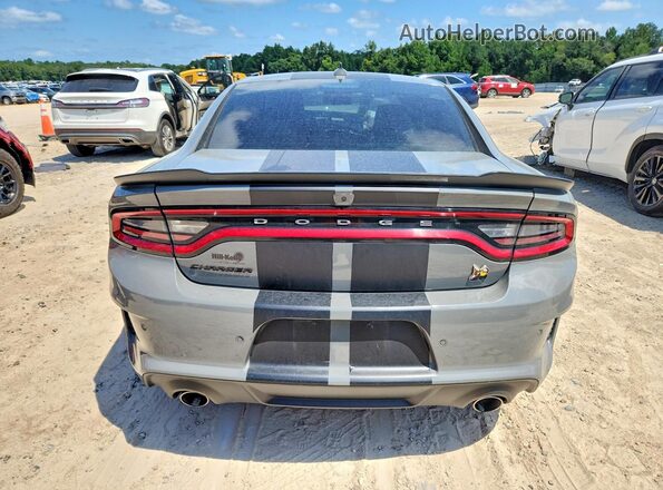 2C3CDXGJXPH687104 2023 DODGE CHARGER Gray Widok z tyłu