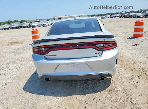 2C3CDXHG2KH572153 2019 DODGE CHARGER Серый Вид сзади