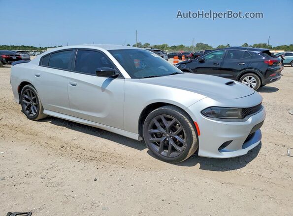 2C3CDXHG2KH572153 2019 DODGE CHARGER Серый Передняя правая четверть