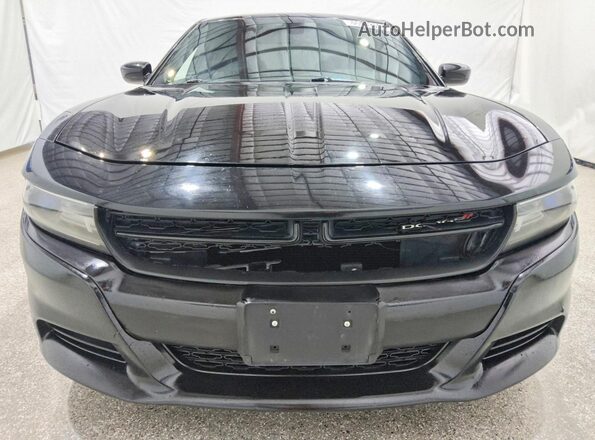 2C3CDXHG3JH169538 2018 DODGE CHARGER Черный Вид спереди
