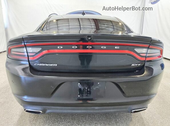2C3CDXHG3JH169538 2018 DODGE CHARGER Черный Вид сзади