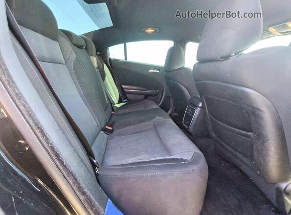 2C3CDXHG3JH169538 2018 DODGE CHARGER Черный Вид задних сидений