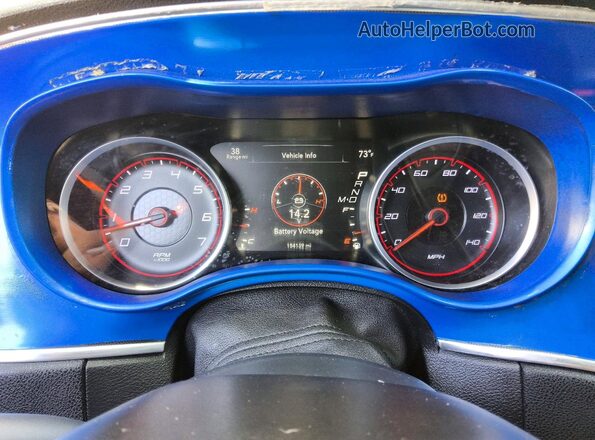 2C3CDXHG3JH169538 2018 DODGE CHARGER Черный Вид щитка приборов