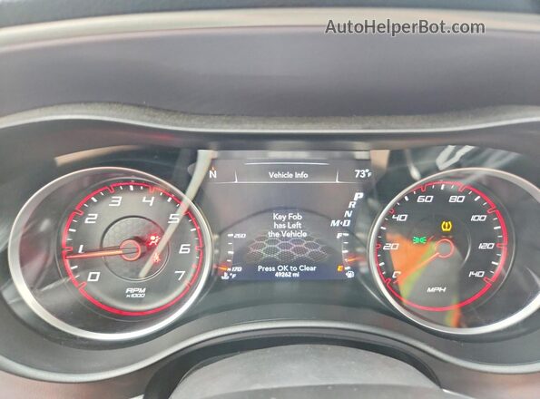 2C3CDXHG3KH685030 2019 DODGE CHARGER Gray Vista del cuadro de instrumentos