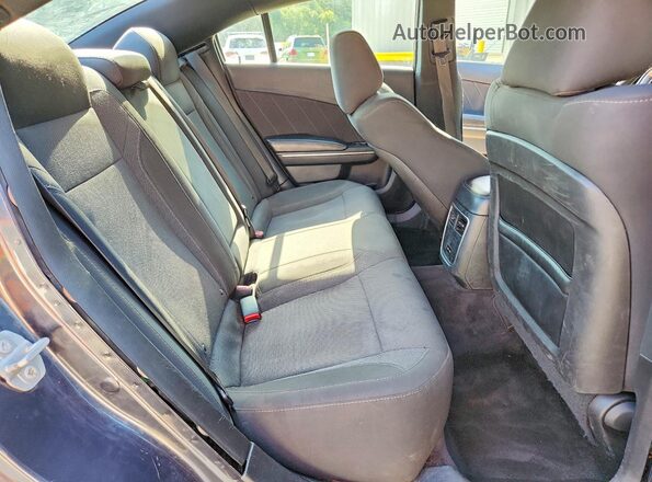 2C3CDXHG4GH357168 2016 DODGE CHARGER Charcoal Rear seats view