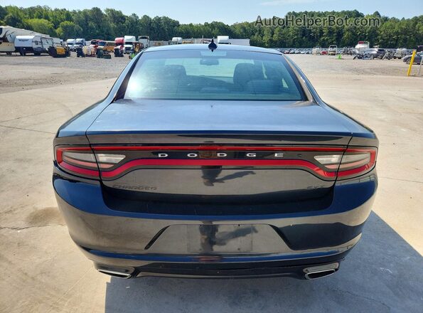 2C3CDXHG4GH357168 2016 DODGE CHARGER Charcoal Rear view