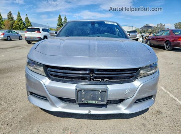 2C3CDXHG4HH524310 2017 DODGE CHARGER Silver Вид спереду