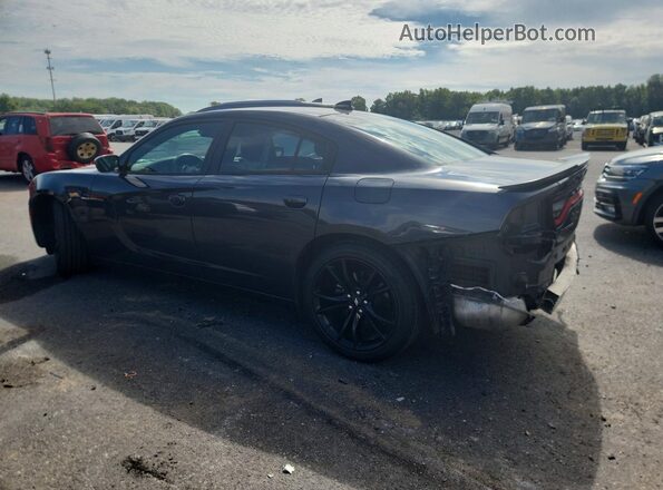 2C3CDXHG5HH575394 2017 DODGE CHARGER Gray Rear left