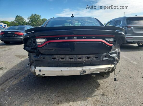 2C3CDXHG5HH575394 2017 DODGE CHARGER Gray Rear view