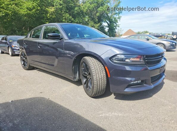 2C3CDXHG5HH575394 2017 DODGE CHARGER Gray Front right