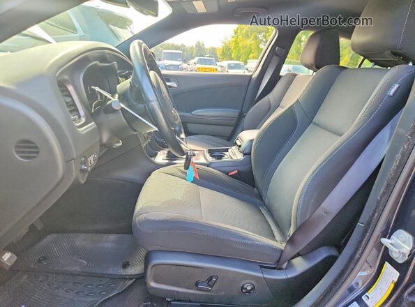 2C3CDXHG5HH575394 2017 DODGE CHARGER Gray Front interior view