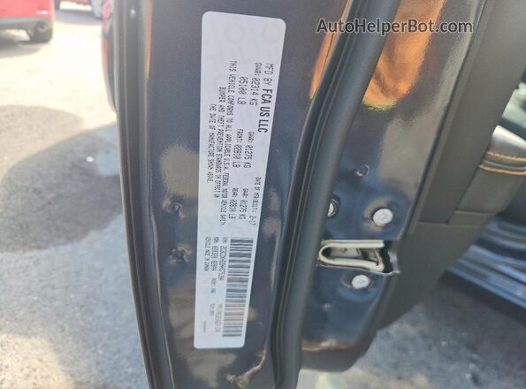 2C3CDXHG5HH575394 2017 DODGE CHARGER Gray VIN sticker view