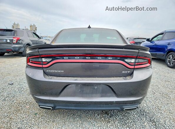 2C3CDXHG5HH630250 2017 DODGE CHARGER Charcoal Вид ззаду