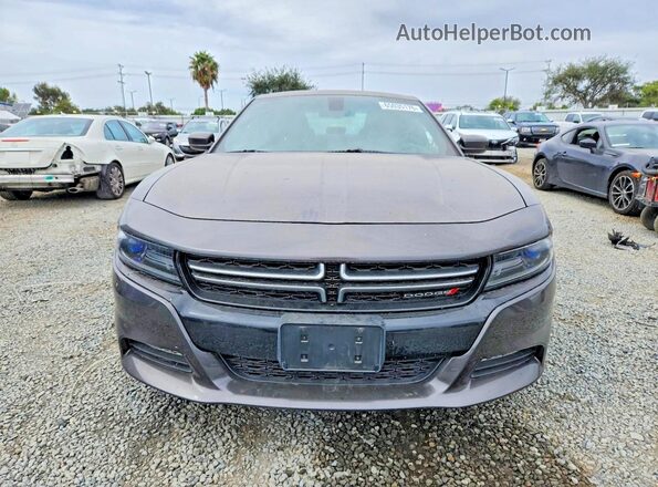 2C3CDXHG5HH630250 2017 DODGE CHARGER Charcoal Вид спереду