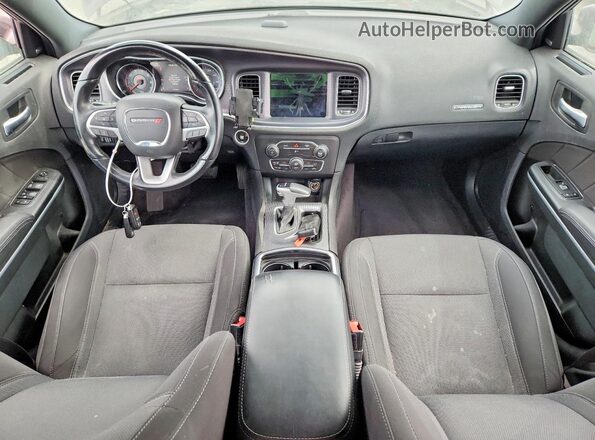 2C3CDXHG5HH630250 2017 DODGE CHARGER Charcoal Вид панелі приладів