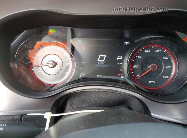 2C3CDXHG6PH655785 2023 DODGE CHARGER Серый Вид щитка приборов