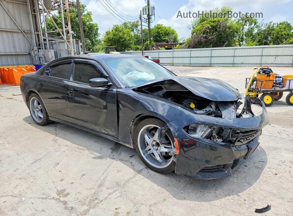 2C3CDXHG7JH158106 2018 DODGE CHARGER Black Передня права чверть