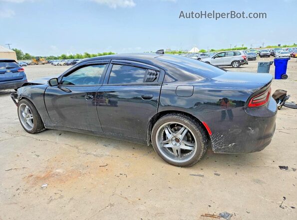 2C3CDXHG7JH158106 2018 DODGE CHARGER Black Задня ліва чверть