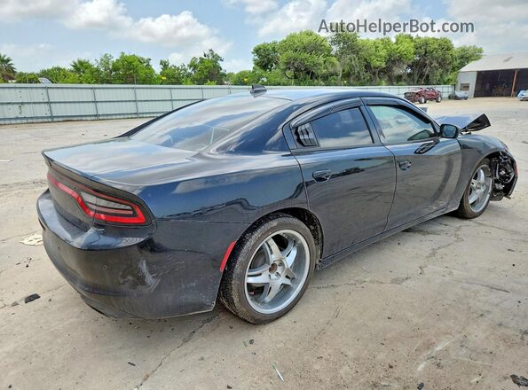 2C3CDXHG7JH158106 2018 DODGE CHARGER Black Задня права чверть