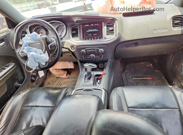 2C3CDXHG7JH158106 2018 DODGE CHARGER Black Вид панелі приладів