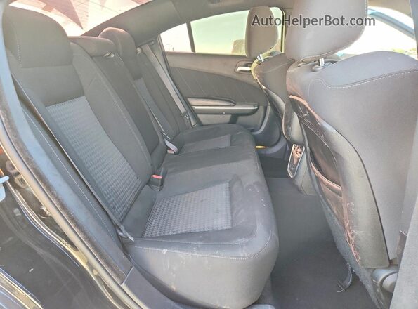 2C3CDXHG7KH608984 2019 DODGE CHARGER Black Widok tylnych siedzeń