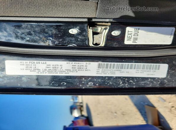 2C3CDXHG7KH608984 2019 DODGE CHARGER Black Widok komory silnika