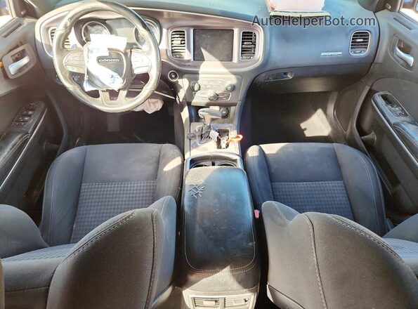 2C3CDXHG7KH608984 2019 DODGE CHARGER Black Widok deski rozdzielczej