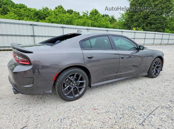 2C3CDXHG7KH622173 2019 DODGE CHARGER Угольный Задняя правая четверть