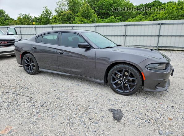 2C3CDXHG7KH622173 2019 DODGE CHARGER Угольный Передняя правая четверть
